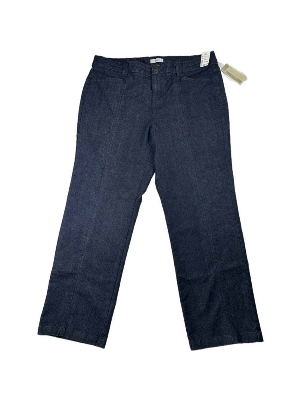 CJ Banks Women's Jeans Classic Fit Stretch Curvy Navy Blue 18W NWT